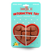 Jeffers Natural Rubber Box of Chocolates Dog Chew Toy for Medium-Chewers