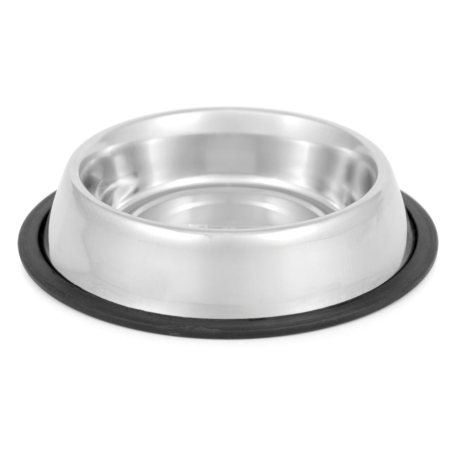Jeffers No-Skid/No-Tip Stainless Steel Pet Bowls