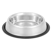 Jeffers No-Skid/No-Tip Stainless Steel Pet Bowls