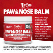 Jeffers Paw and Nose Protection Balm for Dogs, 3 ounce