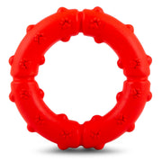 Jeffers Paw Ring Tugger Natural Rubber Dog Dental Chew & Fetch Toy