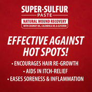 Jeffers Super-Sulfur Skin & Wound Healing Paste for Pets, Horses, & Livestock