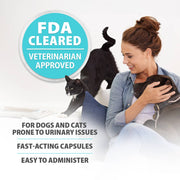 Jeffers Uracid DL-Methionine 0.2g Capsules for Dogs & Cats – Supports Urinary Tract, Reduces Urine Odor, Prevents Stones