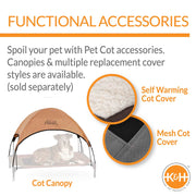 K&H Pet Products Original Pet Cot Elevated Dog Bed, Realtree Edge