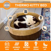 K&H Thermo-Kitty Heated Cat Bed - Pristine Pet Supply