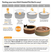 K&H Thermo-Kitty Heated Cat Bed - Pristine Pet Supply