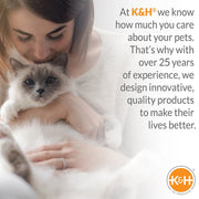 K&H Thermo-Kitty Heated Cat Bed – Energy-Efficient, MET Certified Indoor Cat Warming Mat - Pristine Pet Supply
