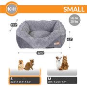 K&H Thermo-Pet Lounge Sleeper Heated Cat & Small Dog Bed – Plush, Non-Slip, Machine Washable Indoor Pet Bed - Pristine Pet
