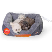 K&H Thermo-Pet Lounge Sleeper Heated Cat & Small Dog Bed – Plush, Non-Slip, Machine Washable Indoor Pet Bed - Pristine Pet
