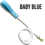 hundhaus Luxe Marine Rope Dog Leash with Velvet Handle - 5 ft