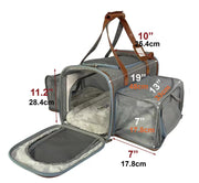 Mr. Peanut's Gold Series Big Apple Double Expandable Pet Carrier