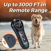 NeoAlly 2-in-1 Dog Training & Bark Control Collar – Automatic Barking Detection, Remote Shock, 5-150lbs Dogs – Rechargeable, Waterproof