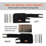 NeoAlly 3-in-1 Front Leg Dog Splint Brace: Rigid & Spring Inserts, Safety Reflective Straps (Pair) - Pristine Pet Supply