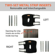 NeoAlly 3-in-1 Short Rear Leg Hock Brace for Smaller Dogs with Rigid and Spring Inserts | Safety Reflective Straps [Short