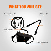 NeoAlly 5-in-1 Sturdy Dog Lift Harness Full Body Support - Pristine Pet Supply