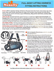 NeoAlly 5-in-1 Sturdy Dog Lift Harness Full Body Support - Pristine Pet Supply