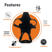 NeoAlly Dog Back Brace for Dogs with Inserts for Extra Support - Pristine Pet Supply
