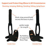 NeoAlly Elbow & Shoulder Brace for Dogs & Cats - Pristine Pet Supply
