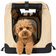 Pet Life '360° Vista View' Zippered Soft Folding Collapsible Durable Metal Framed Pet Dog Crate House Carrier