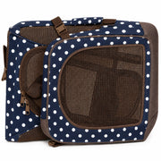 Pet Life '360° Vista View' Zippered Soft Folding Collapsible Durable Metal Framed Pet Dog Crate House Carrier