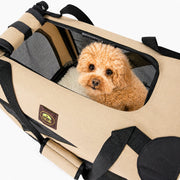 Pet Life '360° Vista View' Zippered Soft Folding Collapsible Durable Metal Framed Pet Dog Crate House Carrier