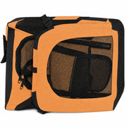 Pet Life '360° Vista View' Zippered Soft Folding Collapsible Durable Metal Framed Pet Dog Crate House Carrier