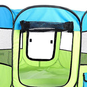 Pet Life 'All-Terrain' Lightweight Easy Folding Wire-Framed Collapsible Travel Pet Dog Playpen crate
