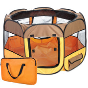Pet Life 'All-Terrain' Lightweight Easy Folding Wire-Framed Collapsible Travel Pet Dog Playpen crate