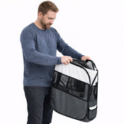 Pet Life 'All-Terrain' Lightweight Easy Folding Wire-Framed Collapsible Travel Pet Dog Playpen crate