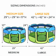 Pet Life 'All-Terrain' Lightweight Easy Folding Wire-Framed Collapsible Travel Pet Dog Playpen crate