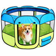 Pet Life 'All-Terrain' Lightweight Easy Folding Wire-Framed Collapsible Travel Pet Dog Playpen crate