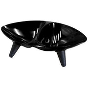 Pet Life 'Couture Sculptured' Dishwasher Safe Melamine Food and Water Double Pet Bowl