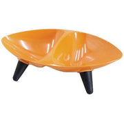 Pet Life 'Couture Sculptured' Dishwasher Safe Melamine Food and Water Double Pet Bowl
