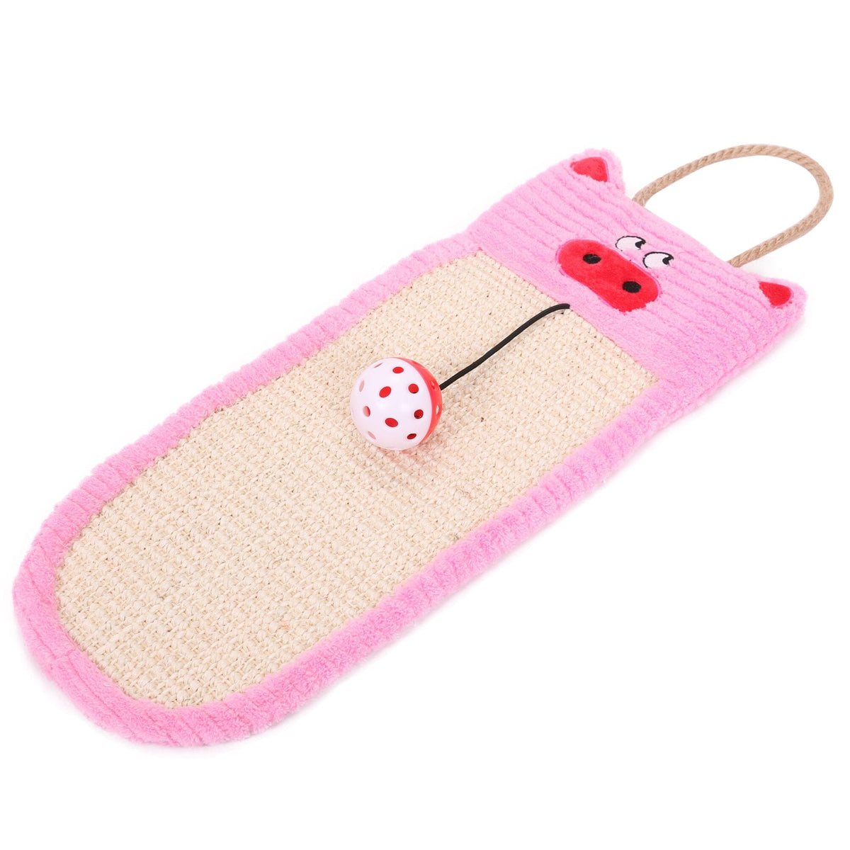 Pet Life Eco-Natural Sisal and Jute Hanging Carpet Cat Scratcher