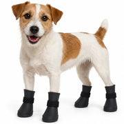 Pet Life Elastic Protective Multi-Usage All-Terrain Rubberized Dog Shoes - Set of 4