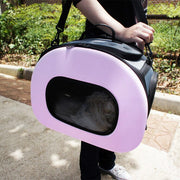Pet Life 'Final Destination' Airline Approved 2-in-1 Tough-Shell Wheeled Collapsible Travel Fashion Pet Dog Carrier Crate