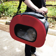 Pet Life 'Final Destination' Airline Approved 2-in-1 Tough-Shell Wheeled Collapsible Travel Fashion Pet Dog Carrier Crate