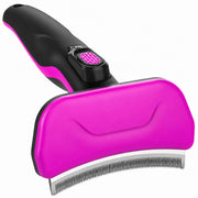 Pet Life 'Fur-Guard' Easy Self-Cleaning Grooming Deshedder Pet Comb