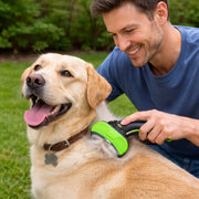 Pet Life 'Fur-Guard' Easy Self-Cleaning Grooming Deshedder Pet Comb