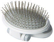 Pet Life 'Gyrater' Travel Swivel Pet Grooming Pin Brush