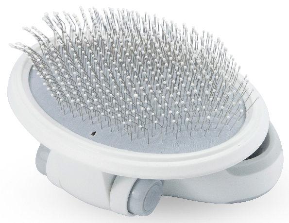 Pet Life 'Gyrater' Travel Swivel Pet Grooming Slicker Brush