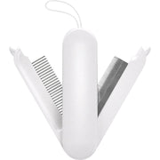 Pet Life 'JOYNE' Multi-Functional 2-in-1 Swivel Travel Grooming Comb and Deshedder