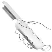 Pet Life 'JOYNE' Multi-Functional 2-in-1 Swivel Travel Grooming Comb and Deshedder