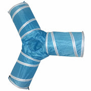 Pet Life 'Kitting-Go-Seek' Collapsible Folding Travel 3-way Kitty Cat Tunnel