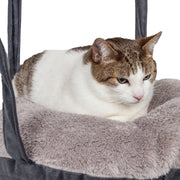 Pet Life 'Kittyhaus' Dual-Lounge Hanging Relaxing Kitty Cat Pillow Bed Hammock Lounger