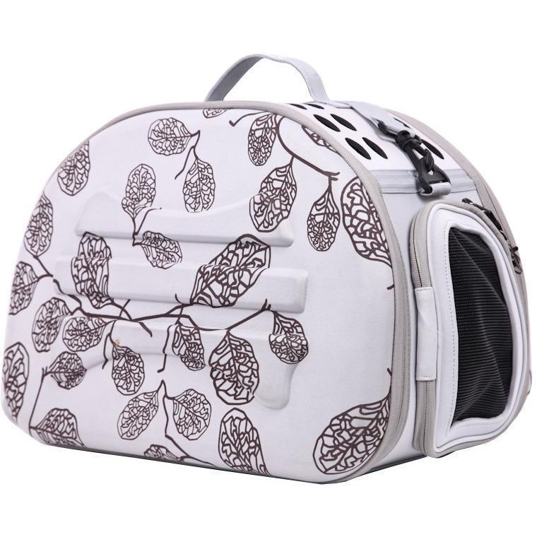 Pet Life 'Narrow Shelled' Lightweight Collapsible Military Grade Fashion Designer Travel Pet Dog Carrier Crate