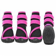 Pet Life 'Performance-Coned' Premium Stretch High Ankle Support Dog Shoes - Set Of 4