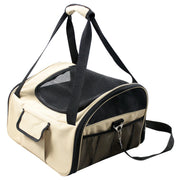 Pet Life 'Ultra-Lock' Collapsible Safety Travel Wire Folding Pet Dog Car Seat Car Seat Carrier crate