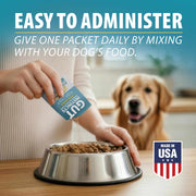 Pet's Choice Gut Instincts Probiotic Powder Packets for Dogs – Daily Digestive & Immune Support, 30 Count