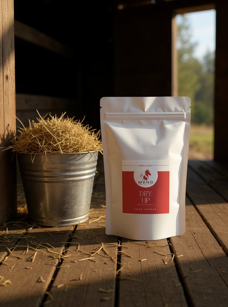 Mend Pet Naturals Dry Up Herbal Food Topper